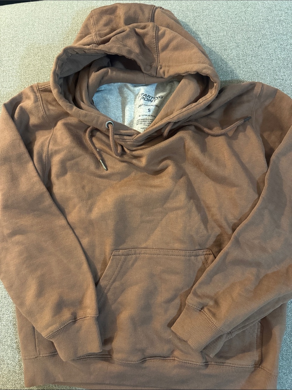 5/$15- Men’s Brown Hooded Pullover Sweatshirt